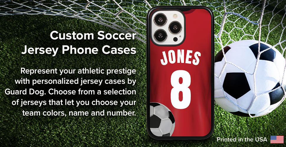 Custom Soccer Jersey iPhone Cases